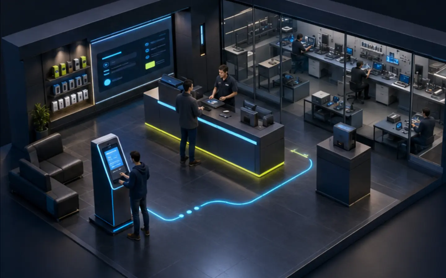 Queue CTRL для отрасли «Сервисные центры»